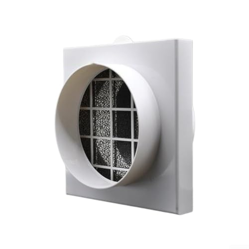 Leicht zu pflegender Luftfilter, waschbares Schwammnetz, perfekt passend für PVC- und PE-Rohr-Lüftungssysteme (110 mm) von Violiica