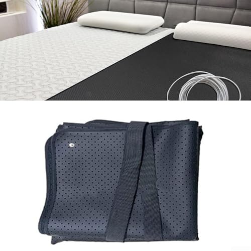 Maximieren Sie Ihre Nachtruhe mit unserem einzigartigen Atem-Erdungspad aus Materialien (137 x 180 cm) von Violiica