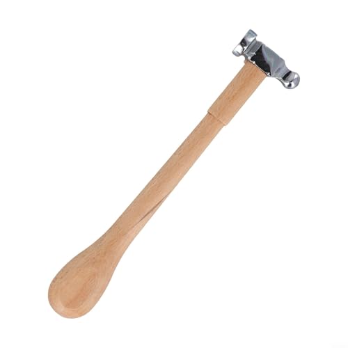 Metallhammer mit Holzgriff, tolles Werkzeug für Schmuckhandwerk und Hämmern im Haushalt (B) von Violiica