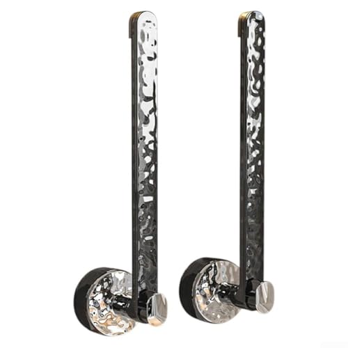 Multifunktionaler Saugnapf-Haken, 2-teiliges Set zur einfachen Aufbewahrung von Haar-Accessoires auf glatten Oberflächen (grau) von Violiica