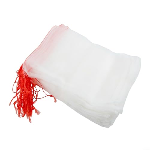 Nylon-Netz-Obst- und Pflanzenschutzbeutel mit Kordelzug, entworfen, um Schädlingsschäden zu verhindern und gleichzeitig Luftstrom und Licht einzudringen (45 x 30 cm) von Violiica
