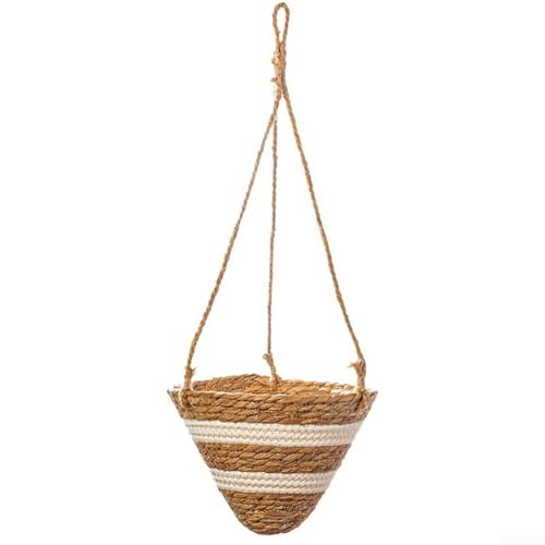 Organisieren Sie Ihren Raum effizient mit unseren dekorativen Weidenkörben zum Aufhängen (weiß) von Violiica