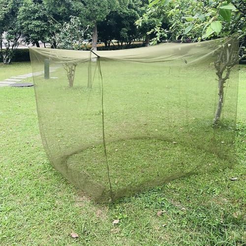 Outdoor Camping Zelt Netz Hochdichtes Mesh für Luftzirkulation und Familiensicherheit (200 x 180 x 180 cm) von Violiica