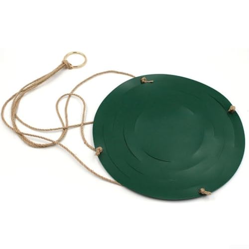 Pflanzenhänger aus Leder und Baumwolle für den Innen- und Außenbereich, geeignet für Heimdekoration, schafft ein beruhigendes und stilvolles Display für Pflanzen (dunkelgrün) von Violiica