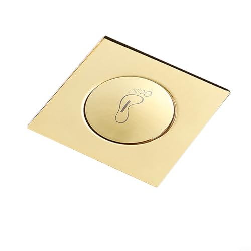 Runder Duschraum Bodenablauf Lösung 304 Edelstahl Design mit effektiver Kontrolle Mechanismus (Gold) von Violiica