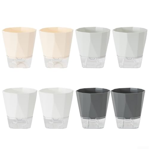 Set mit 8 automatischen Bewässerungstöpfen mit praktischer Wasserspeicherfunktion für Ihre Pflanzen (kleine Größe) von Violiica