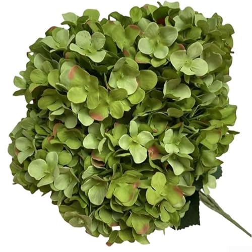 Simulationsblumenstrauß mit 5 Köpfen für Hochzeit und Heimdekoration (grün) von Violiica