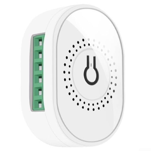 Smart WiFi Switch Modul 16A von Tuya, ermöglicht Fernbedienung und benutzerdefinierte Timer (weiß) von Violiica