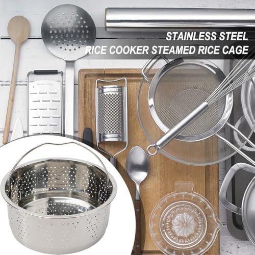 Stabiler Dampfgarer-Einsatz für einfaches und schnelles Kochen von Eiern und Gemüse (21,5 cm kurz) von Violiica