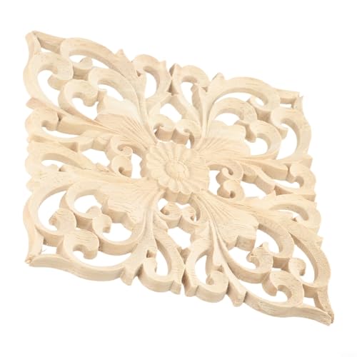 Stilvolle Holzapplikation für Heimdekoration, verschönern Sie Ihre Schränke und Spiegel mit Eleganz (15 x 15 cm) von Violiica