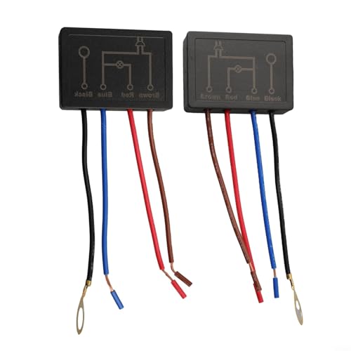 Vereinfachte Touch-Dimmer-Lösung, Doppelpack Sensormodule mit drei Dimmstufen für anpassbare Heimbeleuchtungsumgebungen (2 Schalter + 8 Hüte) von Violiica