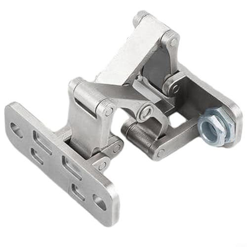 Violiica 304 Edelstahl Heavy Duty Türscharnier unsichtbar verstellbar Design für Steintüren Feuer-Hydrant-Türen Tragfähigkeit 100-400 kg verdickt (L) von Violiica