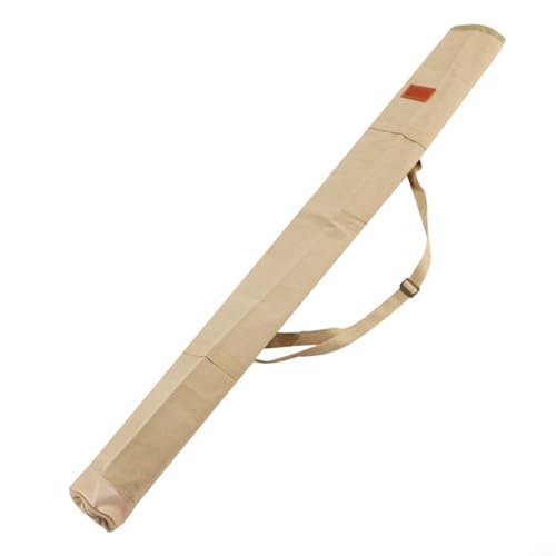 Violiica Aufbewahrungstasche aus Segeltuch für Angelrute und Regenschirm, mit verstellbaren Riemen für Angelausrüstung, 1,4 m Gelb Violiica Aufbewahrungstasche aus Segeltuch für Angelrute und Regenschirm, mit verstellbaren Riemen für Angelausrüstung, 1,4 m Gelb von Violiica