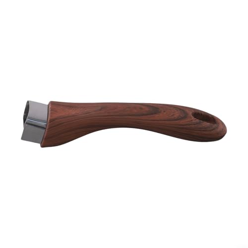 Violiica Hitzebeständiger Bakelit-Griff für Kochtöpfe, einfach zu ersetzen und ergonomisch geformt für Komfort (dunkelbraun) von Violiica