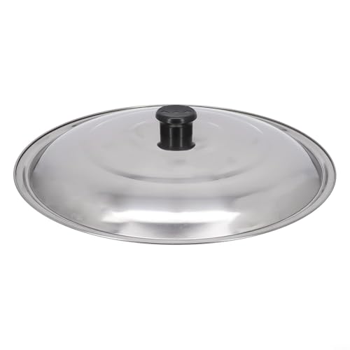 Violiica Pfannendeckel 32 cm Edelstahl Kochgeschirr Abdeckung für Wok Bratpfanne Topf Kasserolle (34 cm) von Violiica