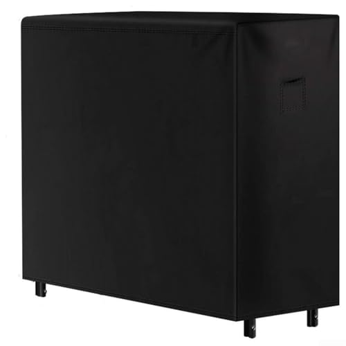 Violiica Robuste 1,2 m Kaminholzregalabdeckung mit wasserdichtem 210D-Oxford-Stoff und PVC-Gewebe für den Außenbereich, mit doppelter Belüftung und einfachen Tragegriffen von Violiica