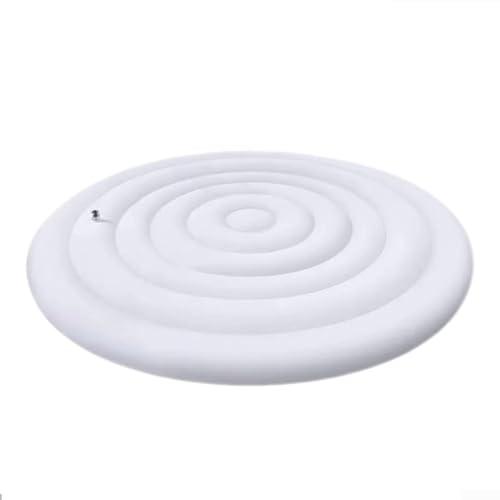 Violiica Runde quadratische Poolabdeckung, aufblasbare Thermoschutzabdeckung für Whirlpool-Badewanne, UV-beständig, wetterfest, Wärmespeicherung (Runde 1) von Violiica