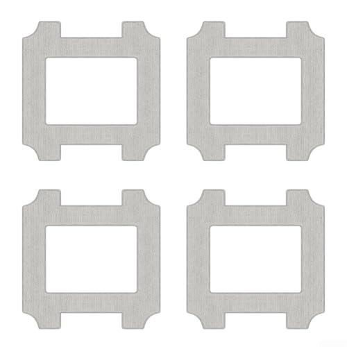 Violiica Wischmopp-Pads Ersatzteile für C1 C1 Station Fensterreinigung Maschinentuch waschbar wiederverwendbar Vakuum Wischtücher Haushaltsreinigung Vakuum-Pads (4er-Pack) von Violiica