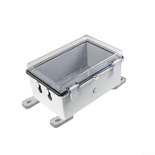 Wasserdichte Steckdosenbox für den Außenbereich mit Schutzart IP66, staubdichtes, stoßfestes, regendichtes Design, schwer entflammbares ABS, transparente Abdeckung und Befestigungslöcher Wasserdichte Steckdosenbox für den Außenbereich mit Schutzart IP66, staubdichtes, stoßfestes, regendichtes Design, schwer entflammbares ABS, transparente Abdeckung und Befestigungslöcher von Violiica