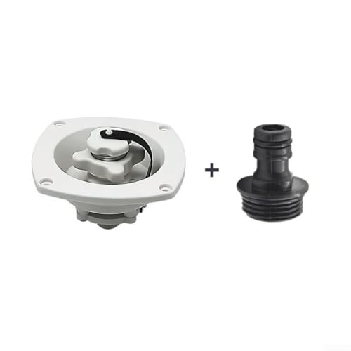 Wassereinlass-Rückschlagventil mit Druckminderventil für Wohnmobile und Yachten, bietet zuverlässigen Schutz der Wasserversorgung (weiß) von Violiica