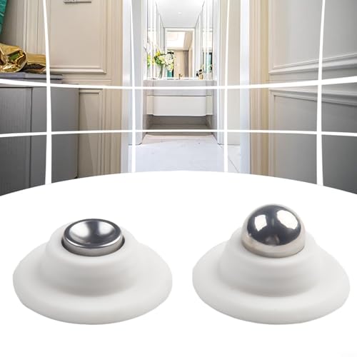 Winddichter Silikon-Türstopper mit Magnetfunktion für Türschutz, kompaktes Design mit stabiler fester Basis und starkem Magnetismus (Weiß) von Violiica