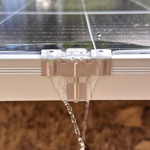 Zuverlässige Wasserführungsclips zur Erhöhung der Effizienz in Ihrem Solarmodul-Setup (40 mm) von Violiica