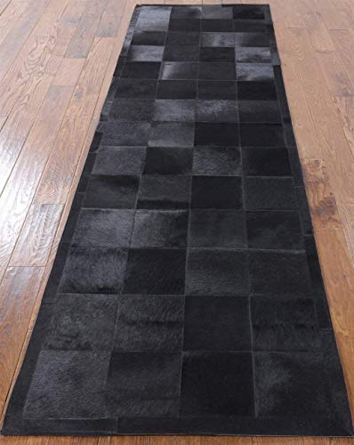 Vip Leather Patchwork-Läufer aus Rindsleder Cod RD14FG (90 x 440 cm) von Vip Leather