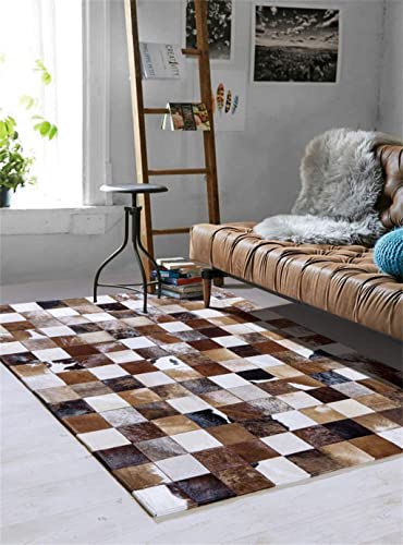 Vip Leather NEU KUHFELL Patchwork Teppich Cod Mart CMB2 1000 (120 x 180 cm) von Vip Leather