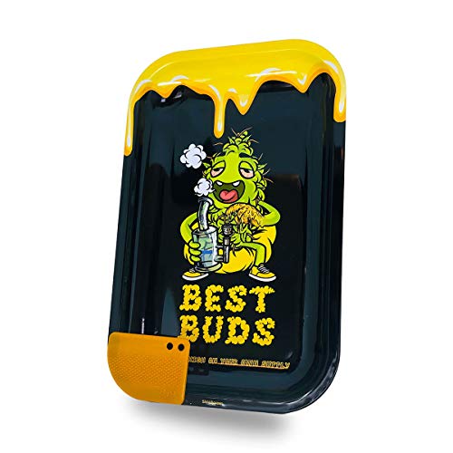 Vip Vape Best Buds Metal Rolling Tray Medium Motiv: DAB, 17.5 × 27.5 × 2 cm von Vip Vape