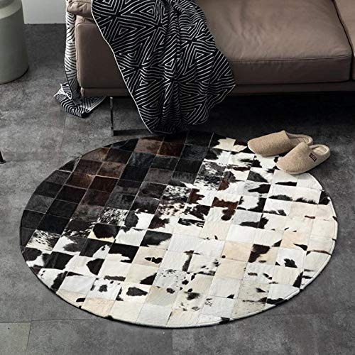 Vip-leather NEU KUHFELL Patchwork Teppich Art 16500 (100 cm) von Vip-leather