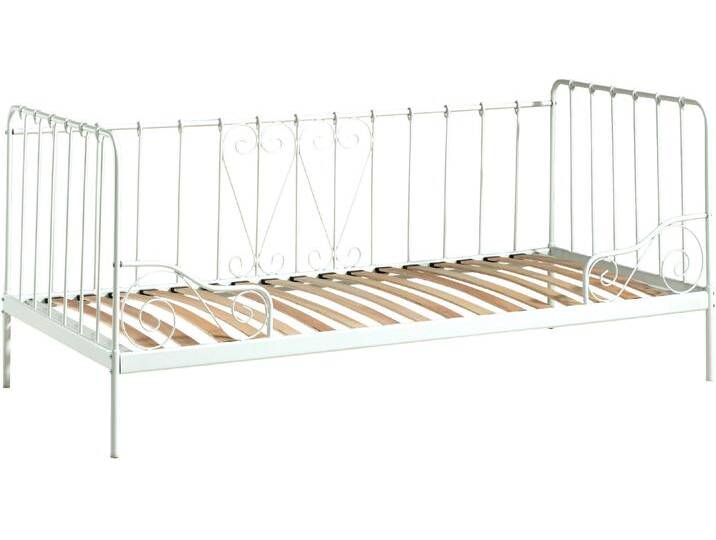 Jugendbett VIPACK Alice, Bettgestell Metall, pulverbeschichtet, in nostalgischem Design , weiß, B:94,5cm H:89,5cm L:205cm, Betten, Metallbett inkl. Lattenrost, stabil und standfest Jugendbett VIPACK Alice, Bettgestell Metall, pulverbeschichtet, in nostalgischem Design , weiß, B:94,5cm H:89,5cm L:205cm, Betten, Metallbett inkl. Lattenrost, stabil und standfest von Vipack