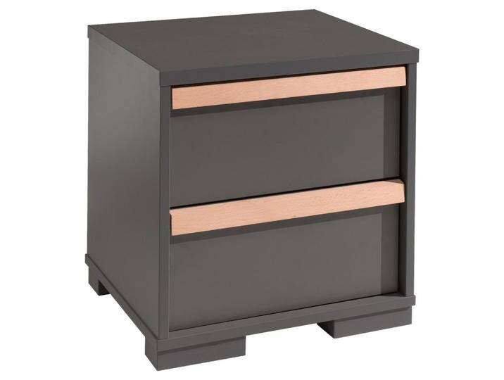 NACHTSCHRANK London B: 48,1 cm Anthrazit von Vipack