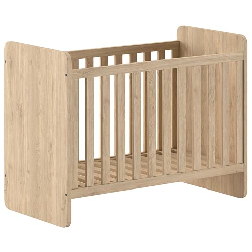 Skalierbares Bett Sammie – 60 x 120 cm – 90 x 200 cm – Eichendekor von Vipack