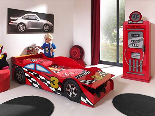 Vipack 'Autobett sctdrc Toddler Race Kinderbett MDF Rot 175 x 78 x 48 cm von Vipack