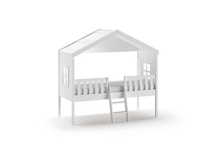 Vipack Hausbett 213 x 201,8 x 119,9 cm (B/H/T), weiß von Vipack
