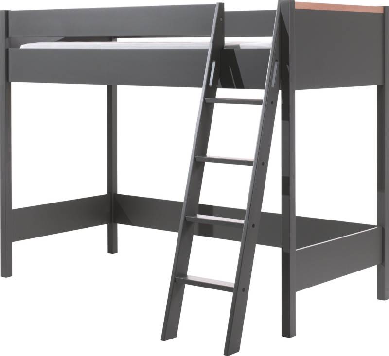 Vipack Hochbett London (Made in Europe) mit Melamin-Oberfläche und Rollrost von Vipack