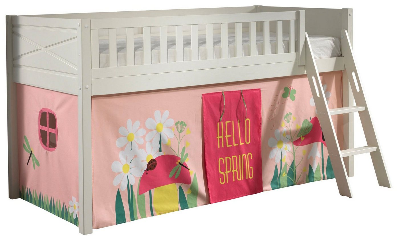 Vipack Hochbett Scott (Made in Europe) mit schräger Leiter, LF 90x200 cm, Vorhang, Tunnel, 4 Designs Vipack Hochbett Scott (Made in Europe) mit schräger Leiter, LF 90x200 cm, Vorhang, Tunnel, 4 Designs von Vipack