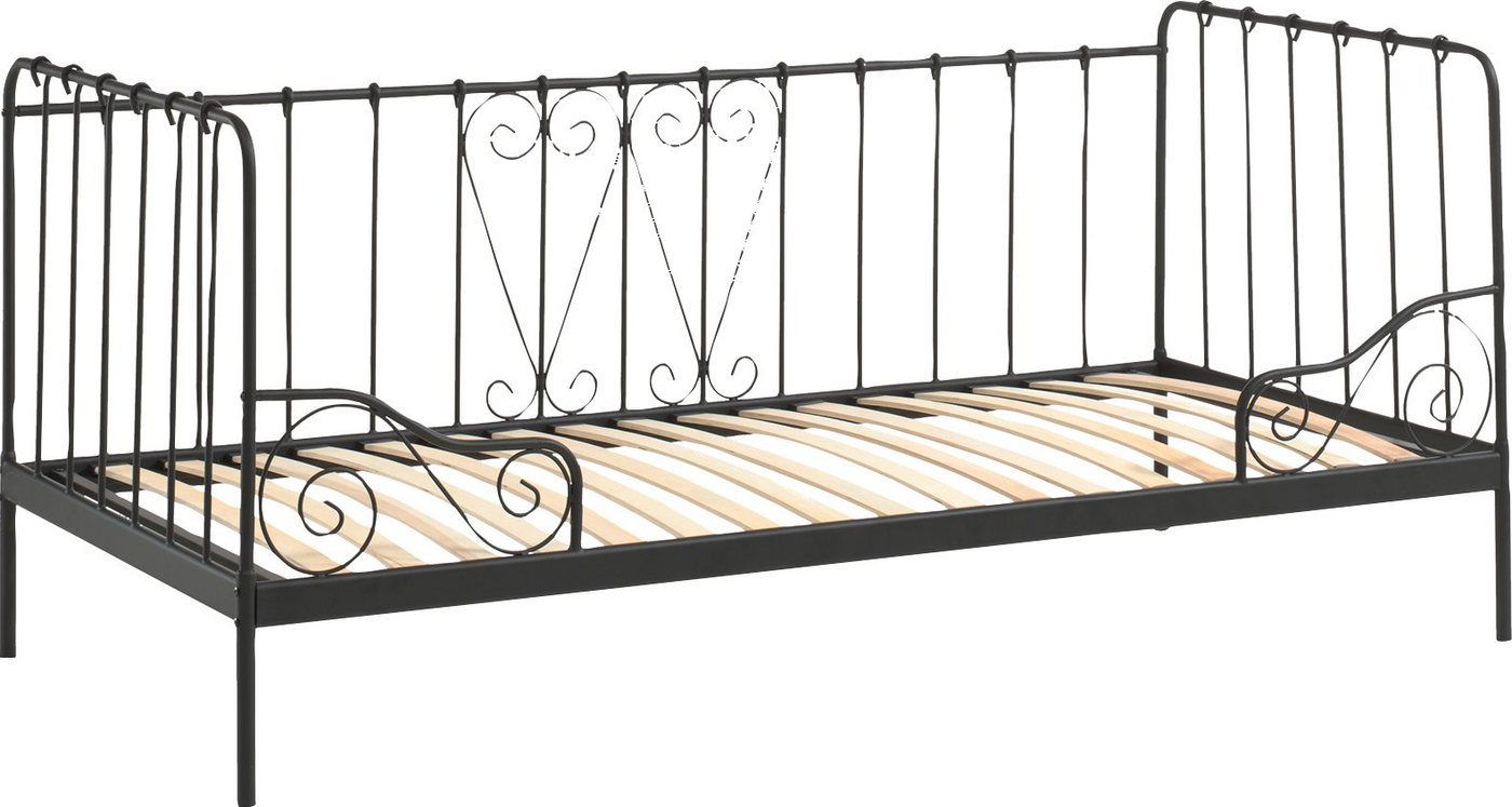Vipack Jugendbett Alice, Bettgestell Metall, pulverbeschichtet, in nostalgischem Design (B/H/T ca. 205x89,5x94,5cm, zwei Farben zur Auswahl), Metallbett inkl. Lattenrost, stabil und standfest Vipack Jugendbett Alice, Bettgestell Metall, pulverbeschichtet, in nostalgischem Design (B/H/T ca. 205x89,5x94,5cm, zwei Farben zur Auswahl), Metallbett inkl. Lattenrost, stabil und standfest von Vipack
