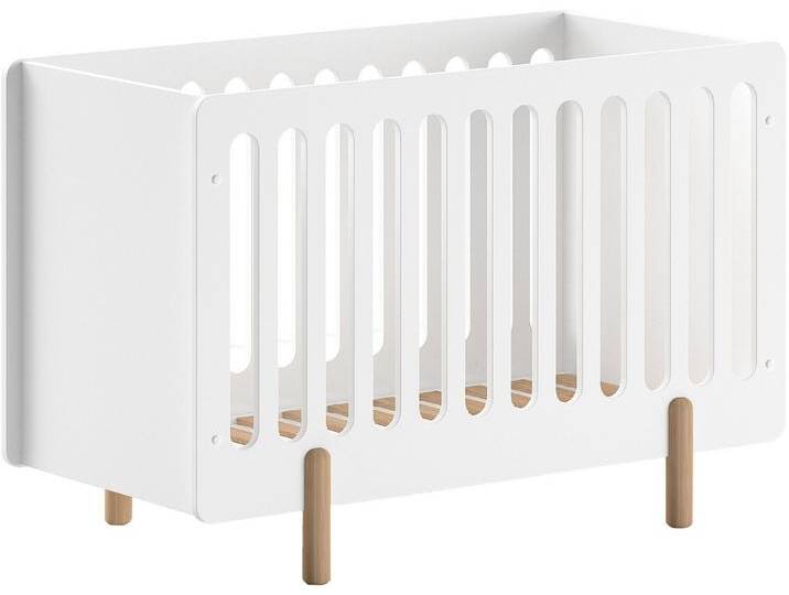 Vipack Kinderbett (Made in Europe), mit verstellbarem Lattenrost, hochwertig lackierte Oberfläche Weiß, weiß von Vipack