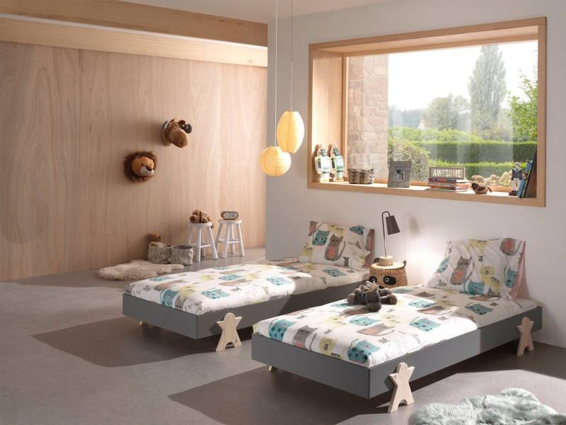 Vipack Kinderbett Modulo, stapelbares Einzelbett, inkl. Rolllattenrost, 2 Farben (B/H/T ca. 203,6x93,8x48cm, Fuß Smile massiv, Bettseiten MDF lackiert), Liegefläche 90/200 cm, einzeln oder als 2-er Set erhältlich Vipack Kinderbett Modulo, stapelbares Einzelbett, inkl. Rolllattenrost, 2 Farben (B/H/T ca. 203,6x93,8x48cm, Fuß Smile massiv, Bettseiten MDF lackiert), Liegefläche 90/200 cm, einzeln oder als 2-er Set erhältlich von Vipack