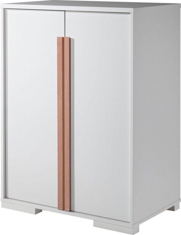 Vipack Kleiderschrank London, Kinderkleiderschrank (Made in Europe) Wäscheschrank, mit Melamin-Oberfläche und Soft-Close von Vipack