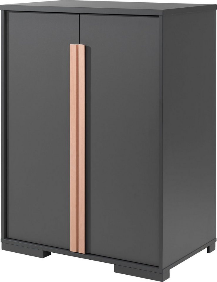 Vipack Kleiderschrank London, Kinderkleiderschrank (Made in Europe) Wäscheschrank, mit Melamin-Oberfläche und Soft-Close von Vipack