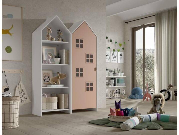 Vipack Kleiderschrank CASAMI BRUGES in Korpus Weiß / Front Pink, MDF Vipack Kleiderschrank CASAMI BRUGES in Korpus Weiß / Front Pink, MDF von Vipack
