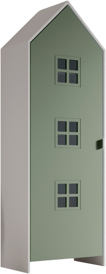 Vipack Kleiderschrank Casami, mit trendiger Optik in zeitlosem Design (B/H/T ca. 57,6x171,3x37cm, Fronten in verschiedenen Farben erhältlich) variable Innenausstattung und viel Stauraum von Vipack