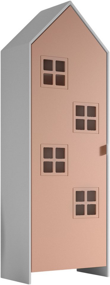 Vipack Kleiderschrank Casami, mit trendiger Optik in zeitlosem Design (B/H/T ca. 57,6x171,3x37cm, Fronten in verschiedenen Farben erhältlich) variable Innenausstattung und viel Stauraum von Vipack
