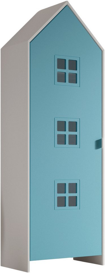 Vipack Kleiderschrank Casami, mit trendiger Optik in zeitlosem Design (B/H/T ca. 57,6x171,3x37cm, Fronten in verschiedenen Farben erhältlich) variable Innenausstattung und viel Stauraum von Vipack