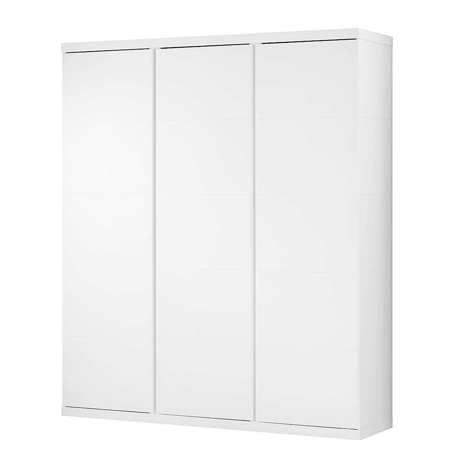 Vipack Kleiderschrank Lara Weiß 166x205x57 cm (BxHxT) MDF von Vipack