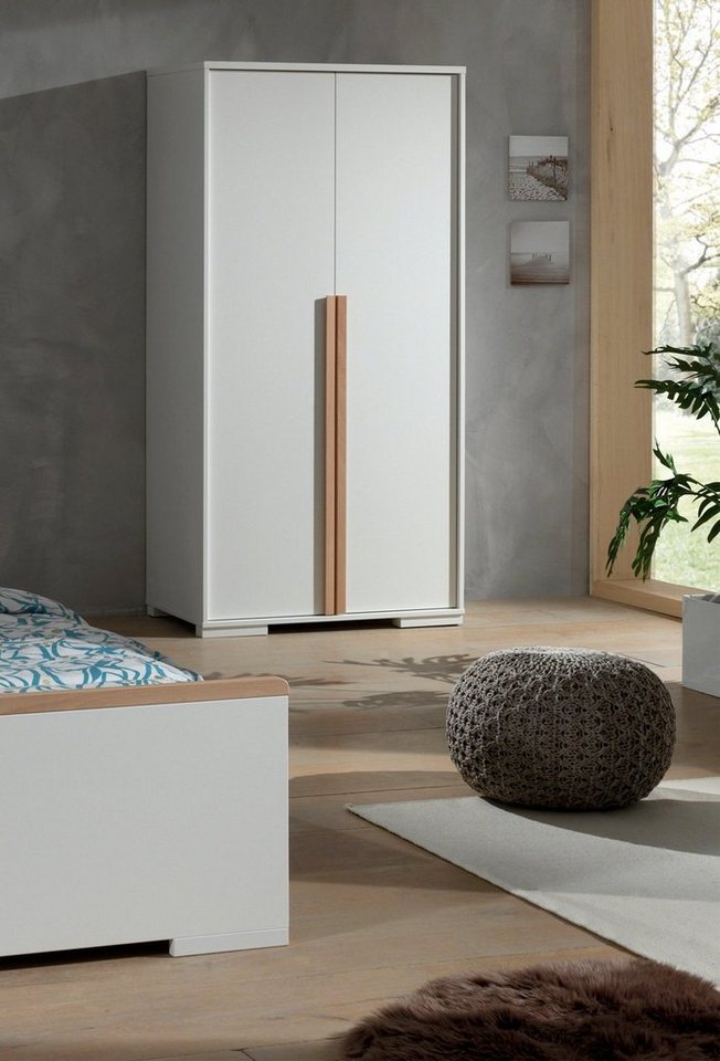 Vipack Kleiderschrank London (Made in Europe) mit Melamin-Oberfläche und Soft-Close von Vipack