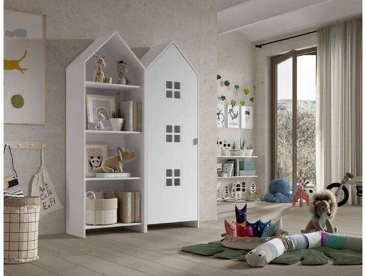 Vipack Kleiderschrank in Korpus Weiß / Front Weiß, MDF Vipack Kleiderschrank in Korpus Weiß / Front Weiß, MDF von Vipack