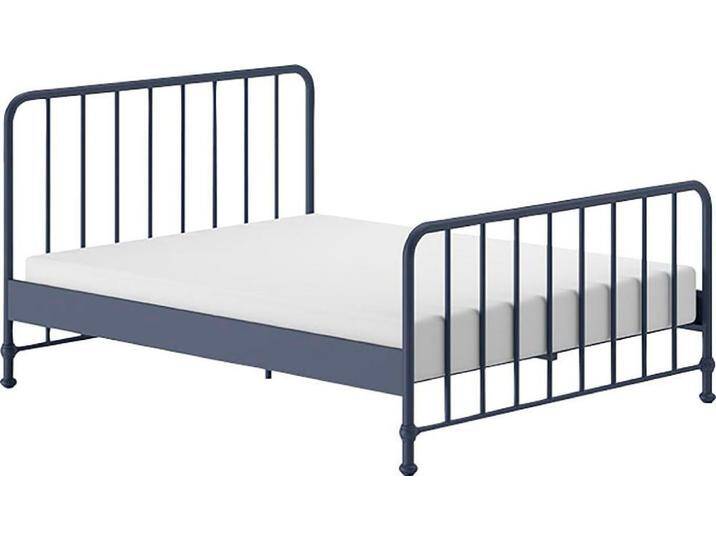 Vipack Metallbett Bronxx, standfest gebaut, gradlinige Optik in zeitlosem Design (in 2 Größen und verschiedenen Farben erhältlich), inkl. Lattenrost von Vipack